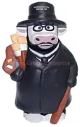 TWO MUS LAUTRE PU STRESS COW