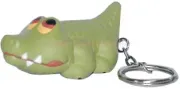 Crocodile stress keyring