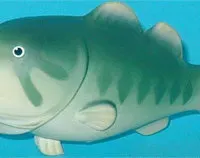 PU Bass Fish Stress Ball