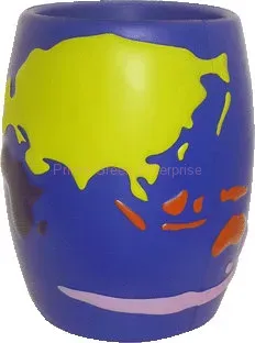 earth shaped can holder