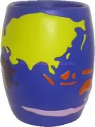 earth shaped can holder