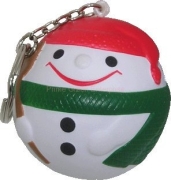 anti stress snowball keyring