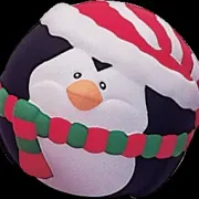 christmas penguin ball
