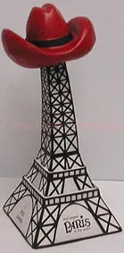 eiffel tower with hat