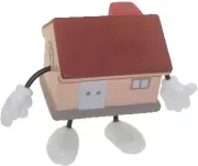 stress house with moveable arms & legs