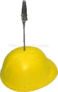 hard hat with memo clip
