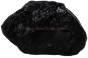 black mineral rock