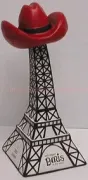 eiffel tower with hat
