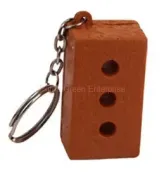 stress brick keytag