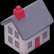 stress house with chminey