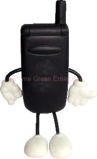 cell phone mascot