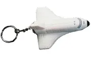 ANTI-STRESS SPACE SHUTTLE KEYCHAIN