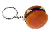 anti stress hamburger key ring