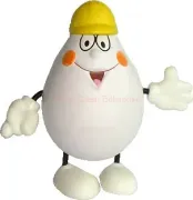 fat egg mascot