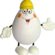 fat egg mascot