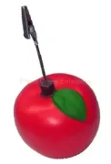 PU stress apple with steel memo holder