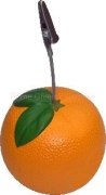 orange shaped memo holder