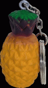 stress pineapple keyring
