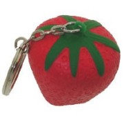 PU strawberry keychain