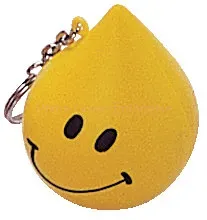 stress droplet keychain
