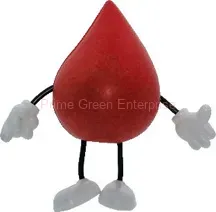 waterdrop stress mascot