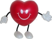 anti stress valentine heart mascot