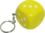 PU dice keychain