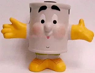 Mr. Recycle garbage can