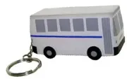 city bus key ring