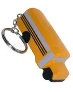 school bus keyring