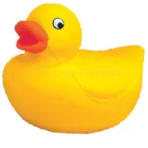 stress floating duck