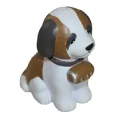 stress dog with bell