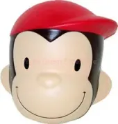 antistress monkey head
