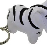 stress zebra key ring