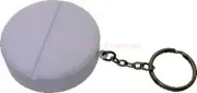 Stress Round Aspirin Keychain