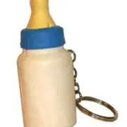 milk bottle keychain