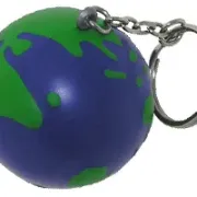 anti-stress earth ball keychain