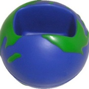 earth ball shaped phone holder