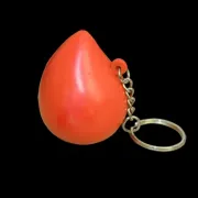 droplet keychain stress reliever
