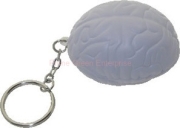 stress-reliefer brain keychain