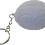 stress-reliefer brain keychain