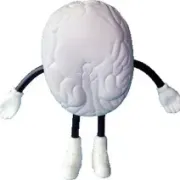 stress-reliefer brain mascot