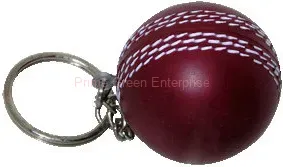 anti-stress cricket ball keytag
