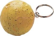 moon shaped stressball keychain