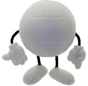 stress volleyball with removable arms & legs