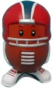 football figure stress reliefer